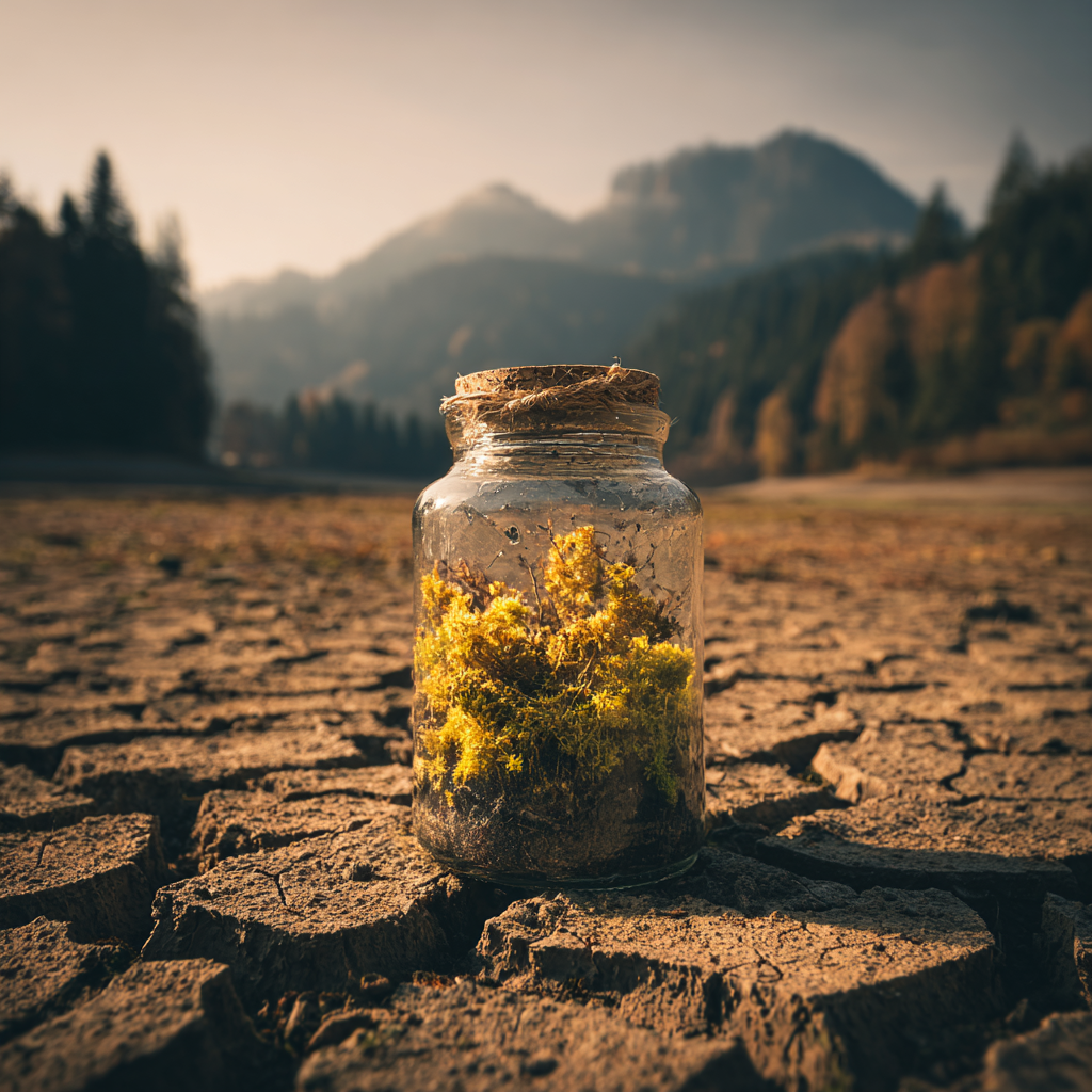 Summer's effect on the availability of moss