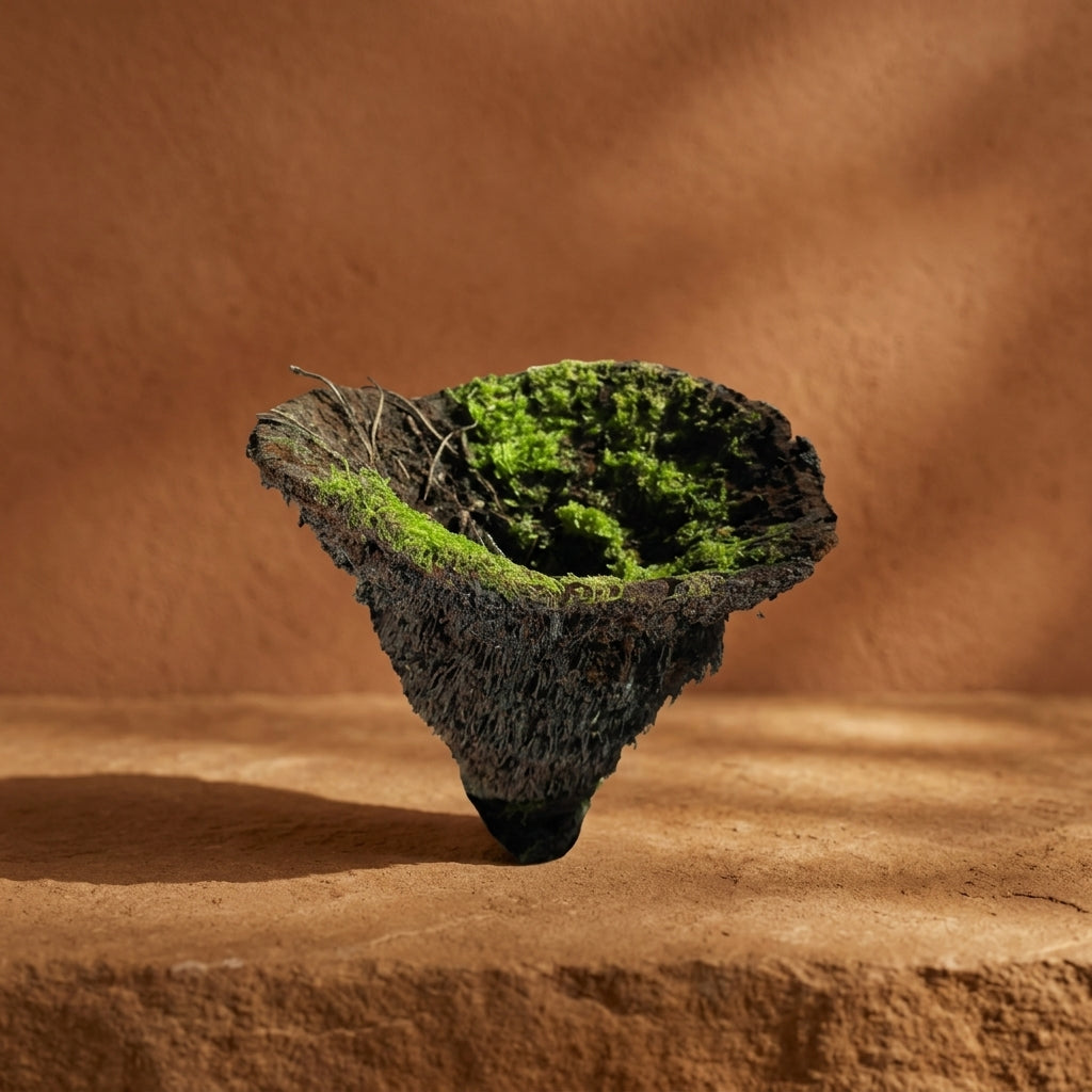 Moss Covered Mushrooms