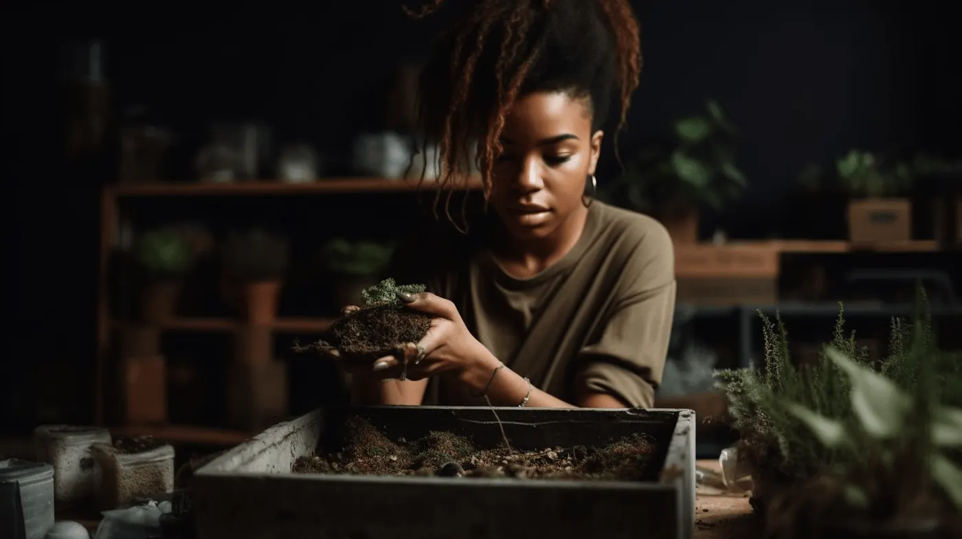 Preparing Moss for Planting
